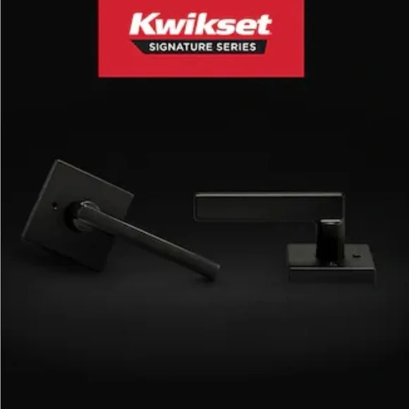 Halifax Passage Door Lever Set with Square Rose 720HFLSQT-514 NIB - Picture 4 of 10